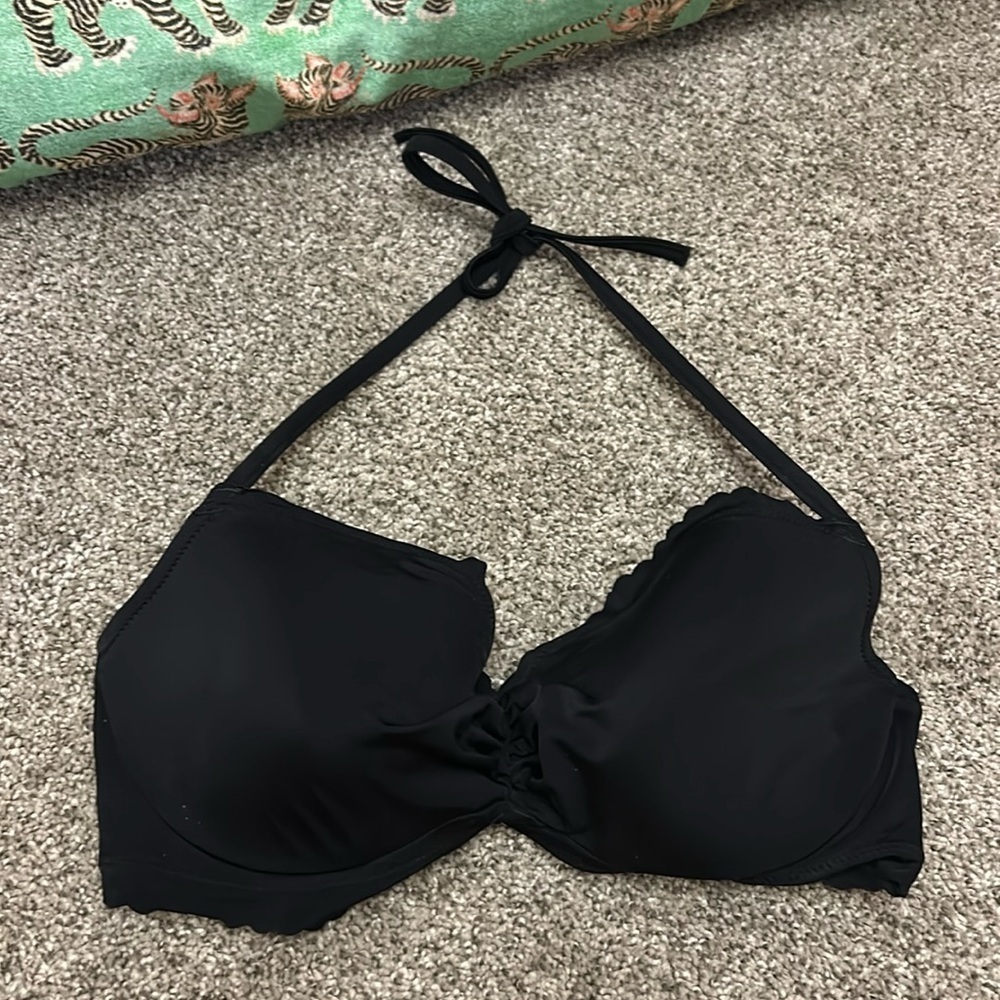 Victoria Secret black bikini top size 36D